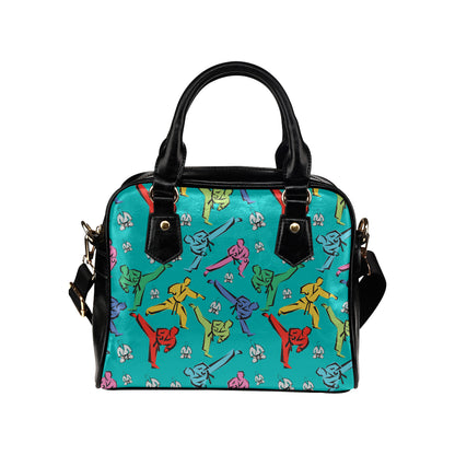Judo Pattern Print Design 01 Shoulder Handbag