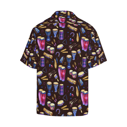 Percussion Neon Pattern Print Design 04 Men's Hawaiian Shirt