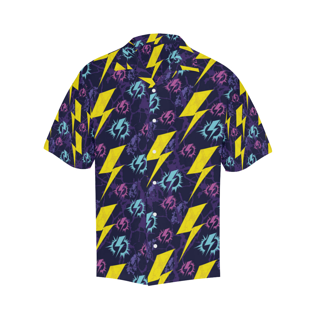 Lightning Thunder Pattern Print Design 01 Men's Hawaiian Shirt