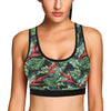 Bird Of Paradise Pattern Print Design BOP06 Sports Bra