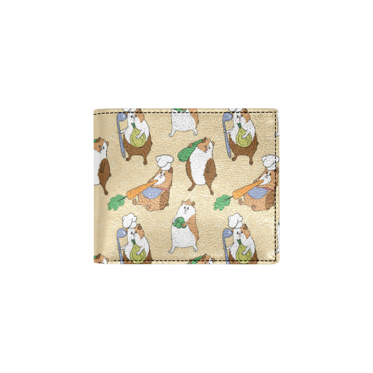 Guinea Pig Pattern Print Design 03 Men's ID Card Wallet