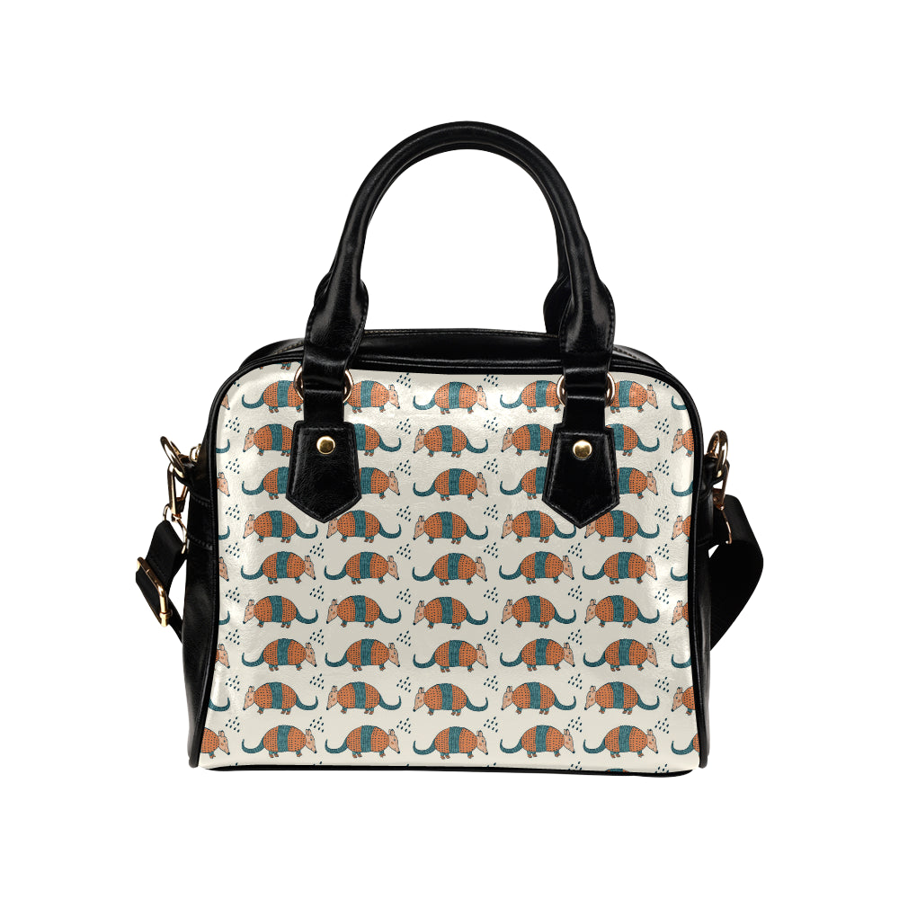 Armadillo Pattern Print Design 01 Shoulder Handbag