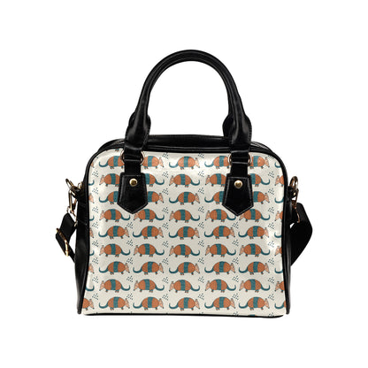 Armadillo Pattern Print Design 01 Shoulder Handbag