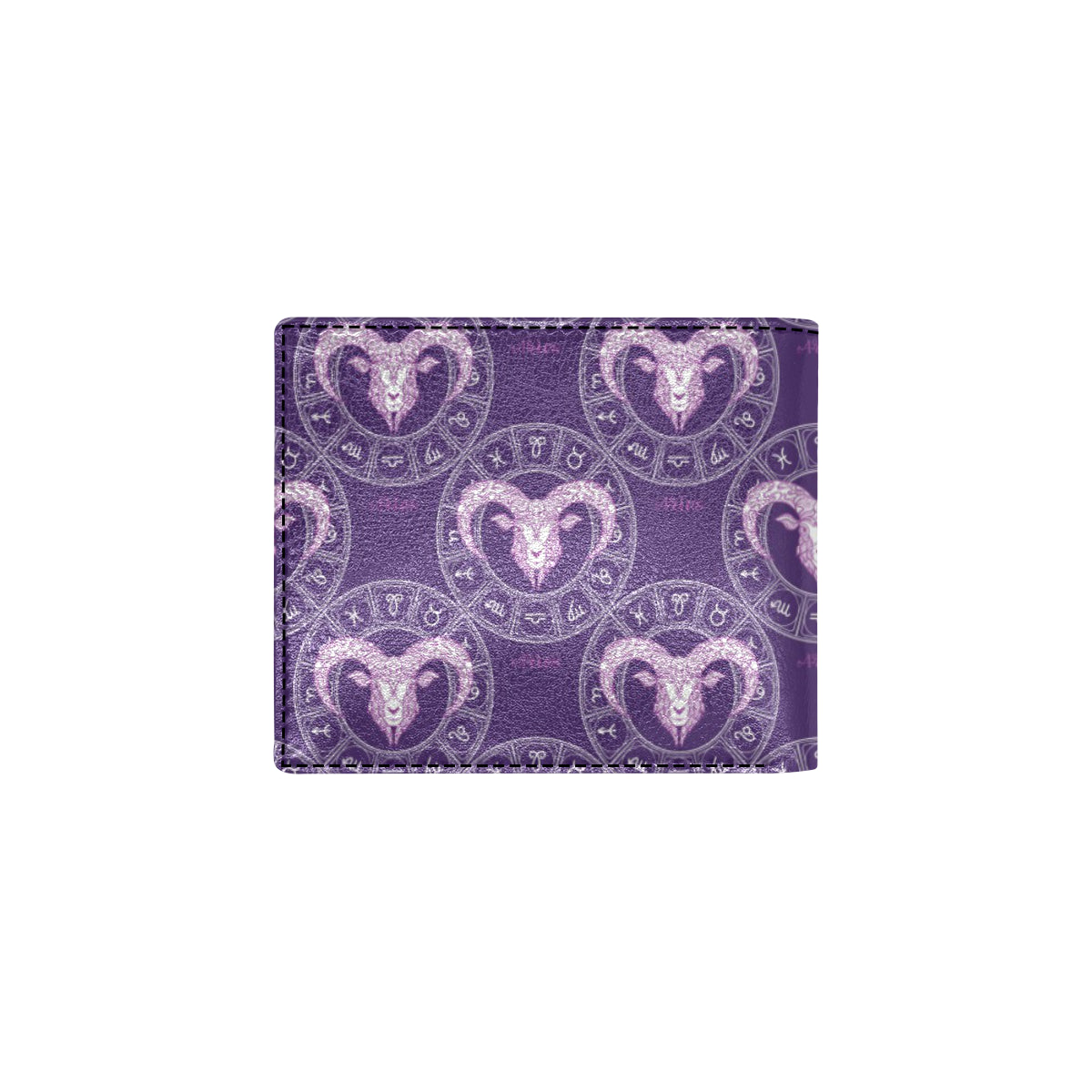 Aries Zodiac Pattern Print Design 02 Men's ID Card Wallet