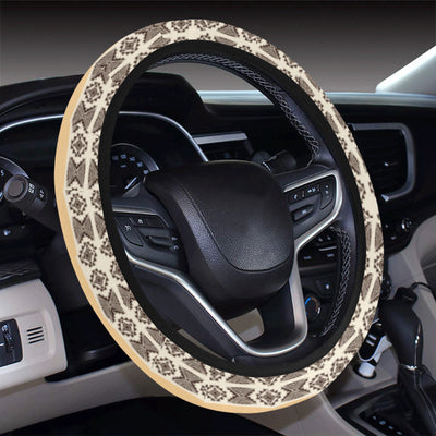 Native American Eagle Pattern Steering Wheel Cover with Elastic Edge