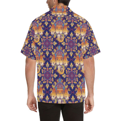 Ganesha Pattern Print Design 01 Men's Hawaiian Shirt