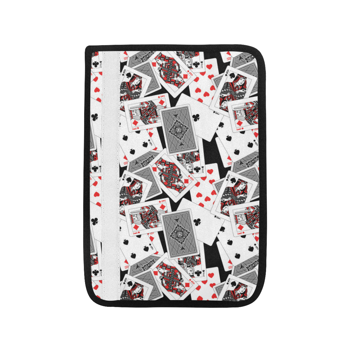 Poker Cards Pattern Print Design A04 Car Seat Belt Cover
