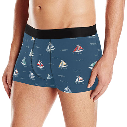 Sailing Ships Pattern Print Design A02 Men's Boxer Briefs