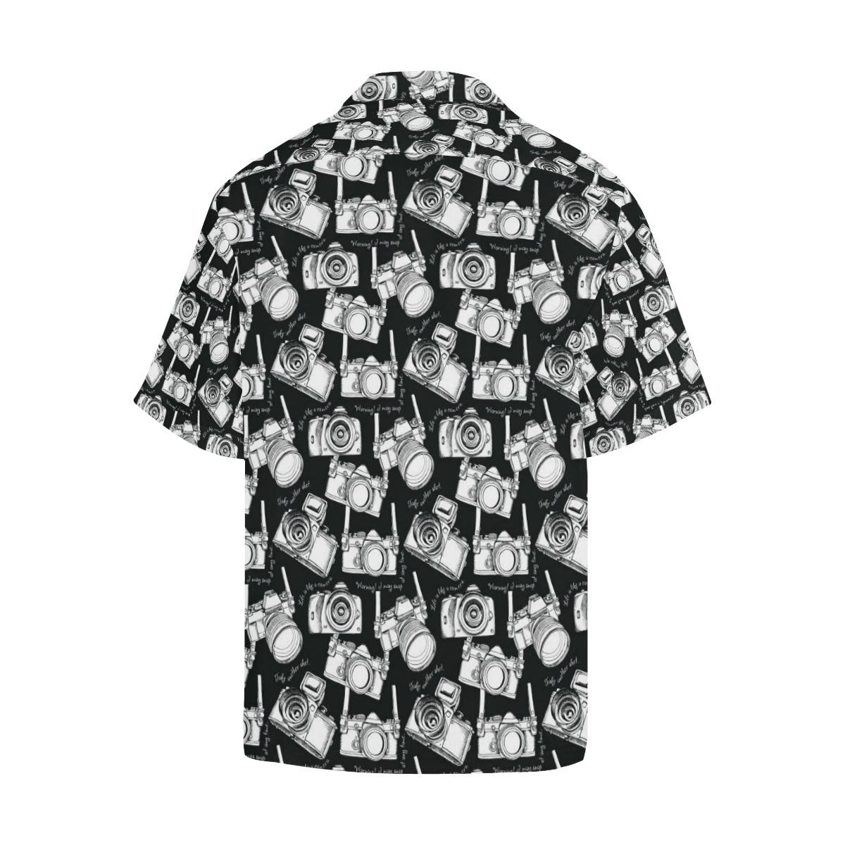 Camera Pattern Print Design 01 Men's Hawaiian Shirt