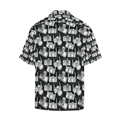 Camera Pattern Print Design 01 Men's Hawaiian Shirt