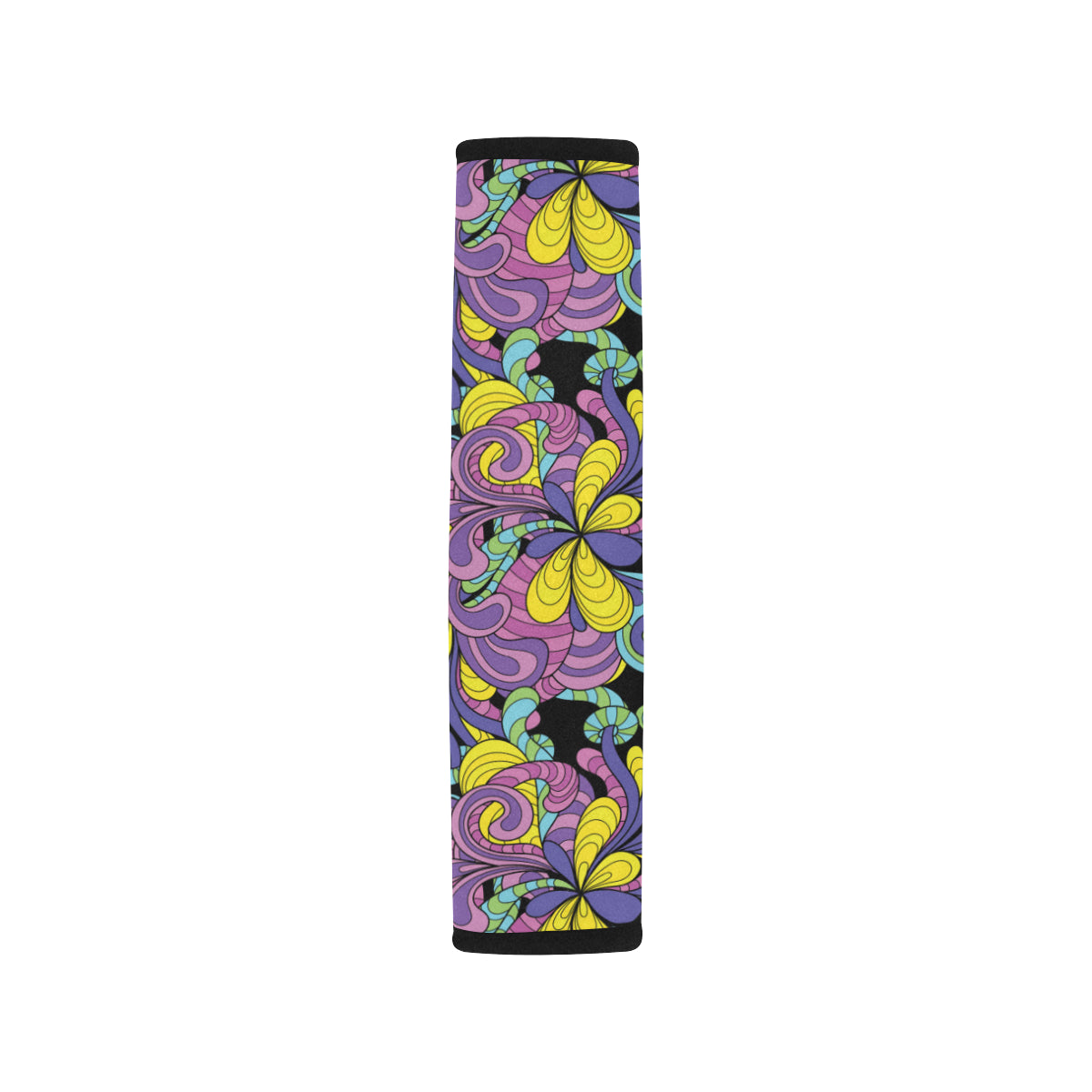 Psychedelic Pattern Print Design A04 Car Seat Belt Cover