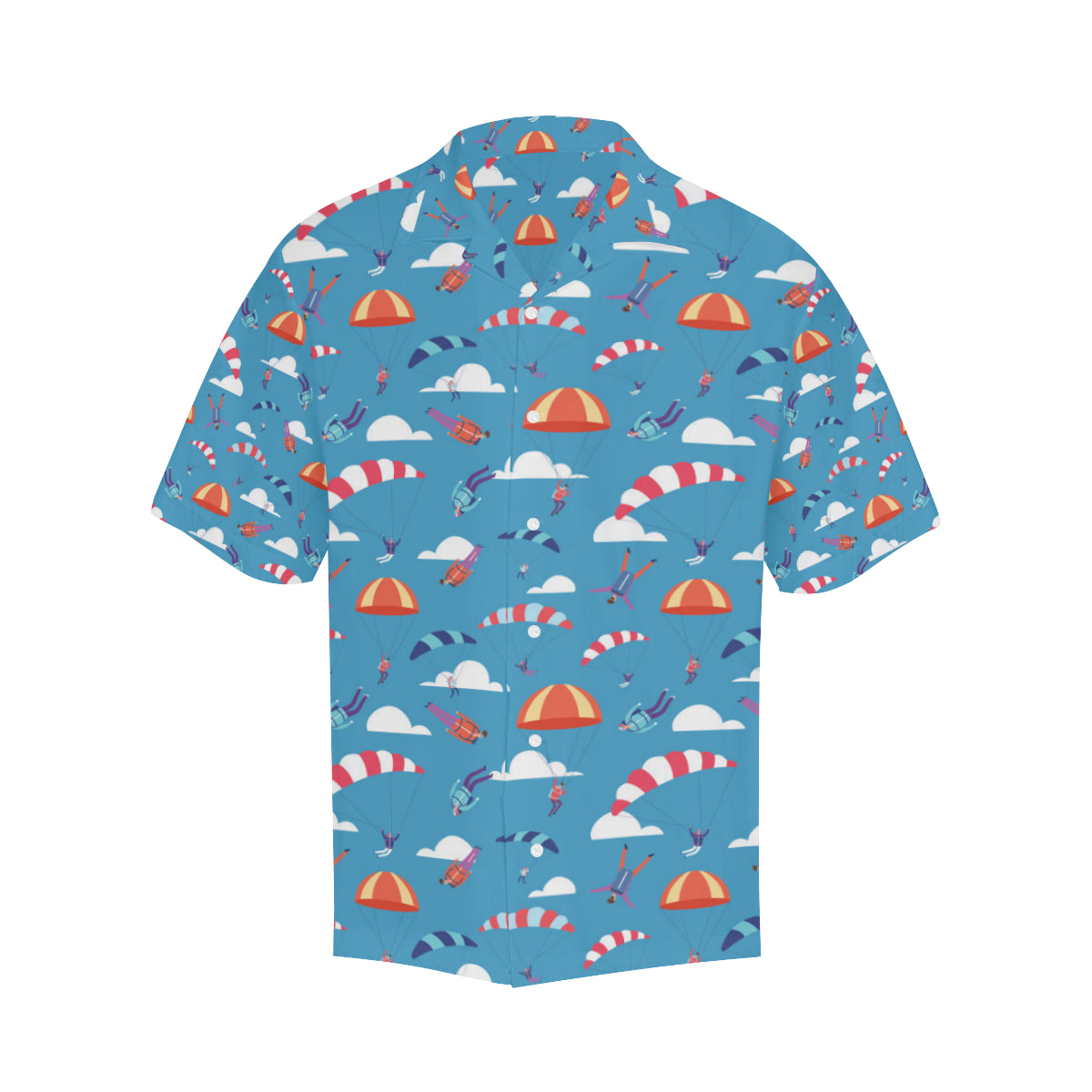 Skydiving Pattern Print Design 03 Men's Hawaiian Shirt