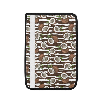 Coconut Pattern Print Design CN04 Car Seat Belt Cover