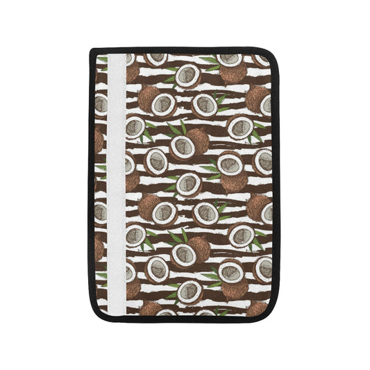 Coconut Pattern Print Design CN04 Car Seat Belt Cover