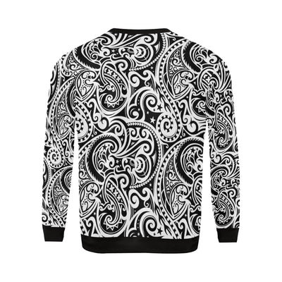 Polynesian Traditional Tribal Men Long Sleeve Sweatshirt