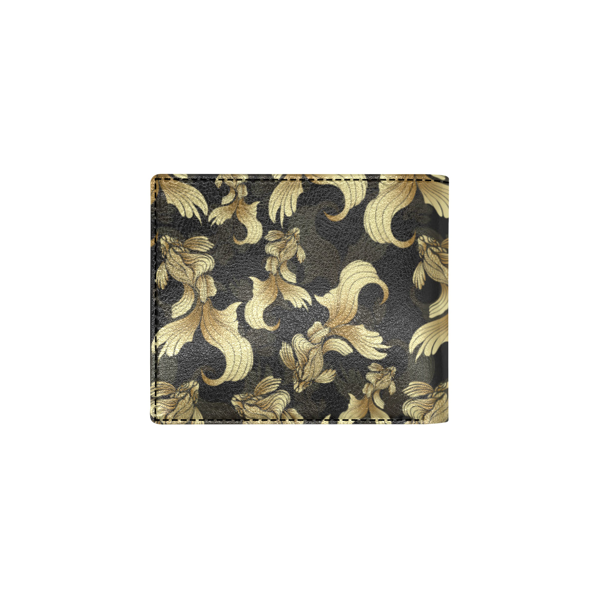 Goldfish Pattern Print Design 02 Men's ID Card Wallet