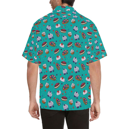 Cake Pattern Print Design 07 Men's Hawaiian Shirt