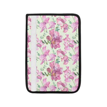 Peony Pattern Print Design PE011 Car Seat Belt Cover