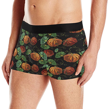 Pumpkin Pattern Print Design A02 Men's Boxer Briefs