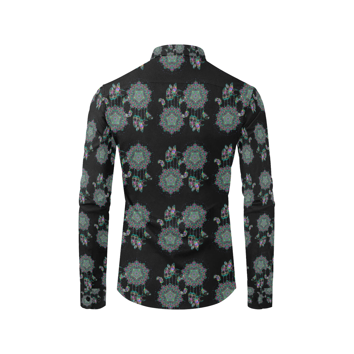 Dream Catcher Colorful Hand Draw Men's Long Sleeve Shirt