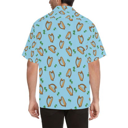 Harp Pattern Print Design 01 Men's Hawaiian Shirt