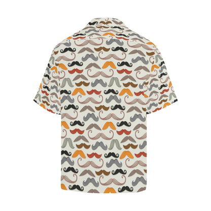 Mustache Pattern Print Design A02 Men's Hawaiian Shirt