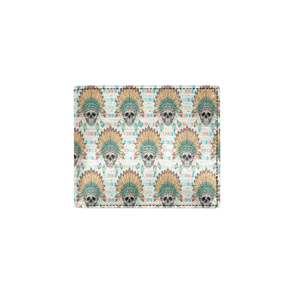 Boho Pattern Print Design 04 Men's ID Card Wallet