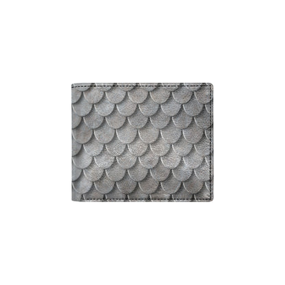 Armor Scales Pattern Print Design 03 Men's ID Card Wallet
