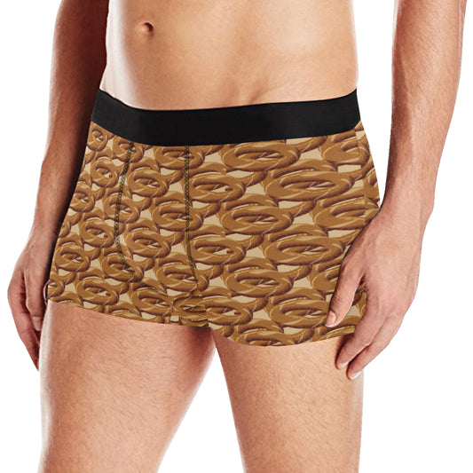Bagel Pattern Print Design 02 Men's Boxer Briefs