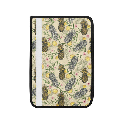 Pineapple Pattern Print Design PP012 Car Seat Belt Cover
