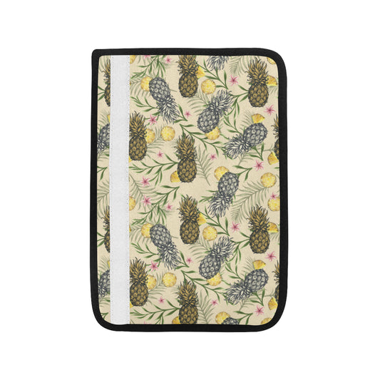 Pineapple Pattern Print Design PP012 Car Seat Belt Cover