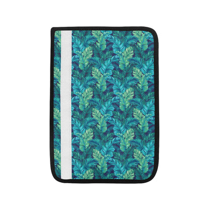 Banana Leaf Pattern Print Design 06 Car Seat Belt Cover
