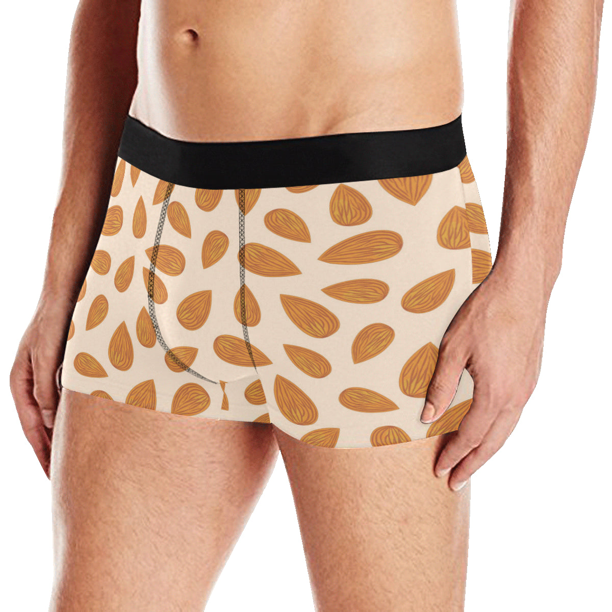 Almond Pattern Print Design 03 Men's Boxer Briefs