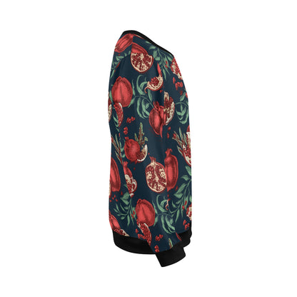 Pomegranate Pattern Print Design PG04 Men Long Sleeve Sweatshirt