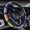 Alien Astronaut Planet Steering Wheel Cover with Elastic Edge