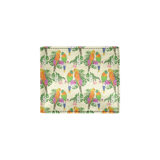 Conures Pattern Print Design 02 Men's ID Card Wallet