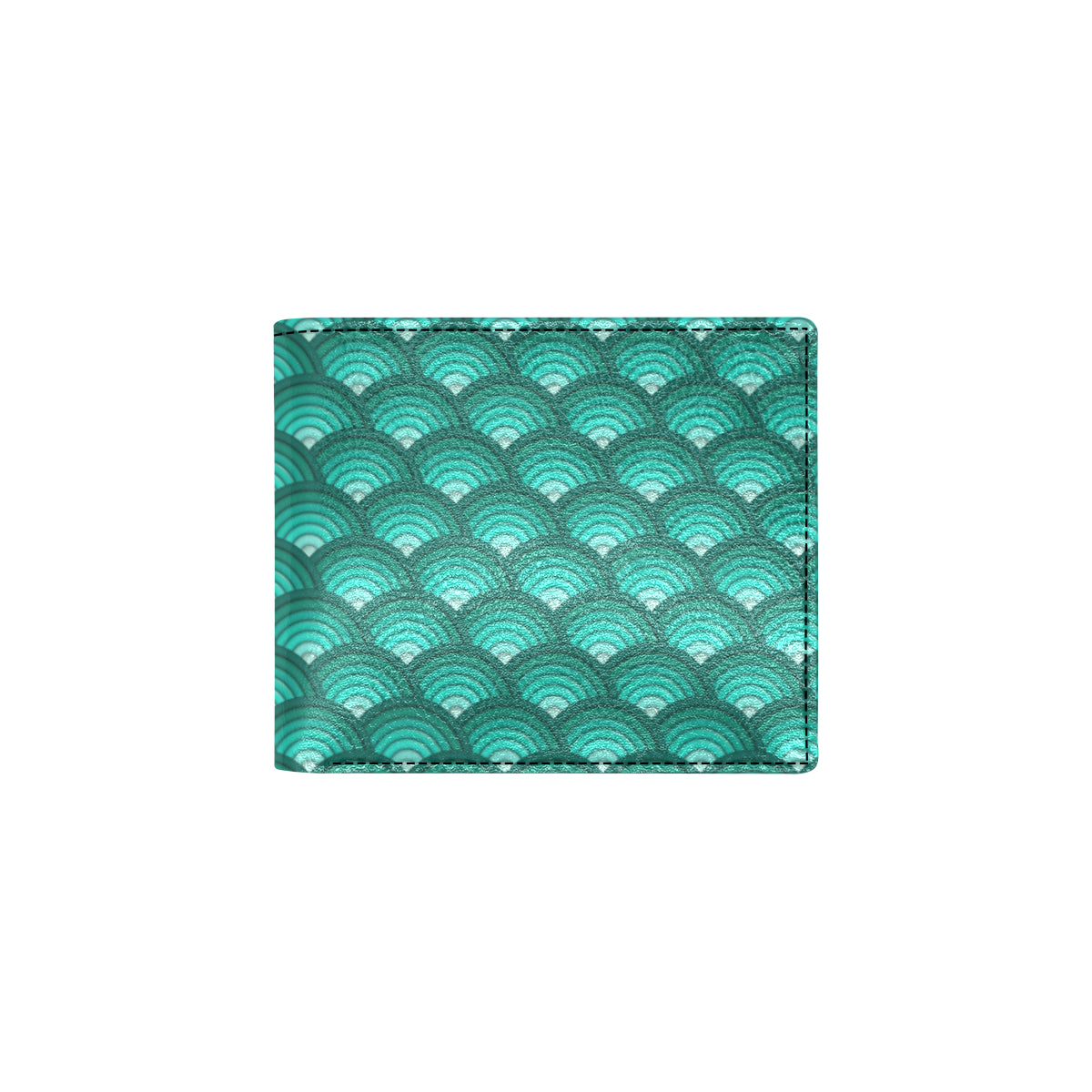 Scales Pattern Print Design 01 Men's ID Card Wallet