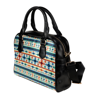 Aztec Pattern Print Design 02 Shoulder Handbag