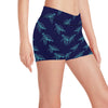 Sea Turtle Pattern Print Design T04 Yoga Shorts