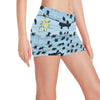 Sea Turtle Pattern Print Design T011 Yoga Shorts