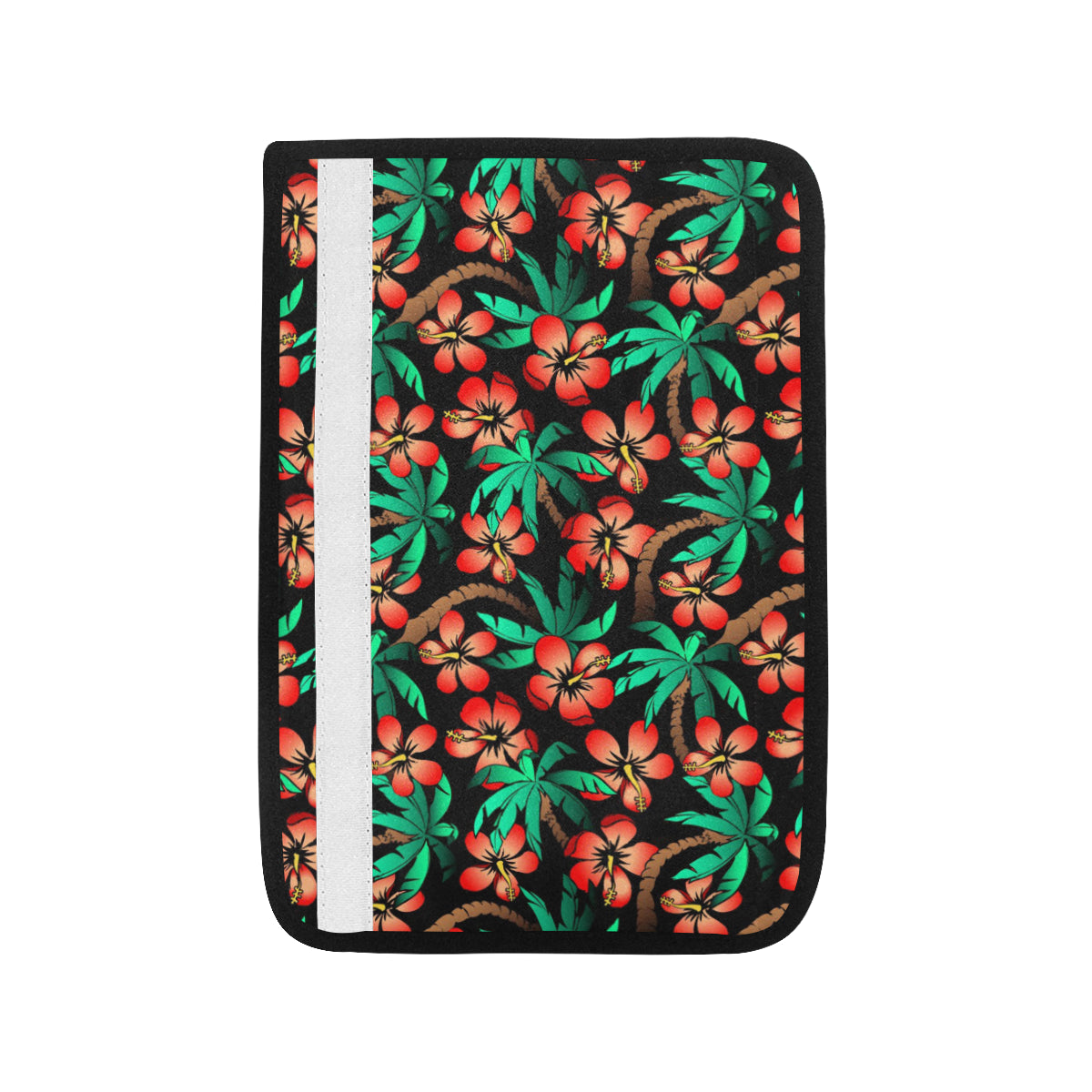 Hawaiian Themed Pattern Print Design H022 Car Seat Belt Cover