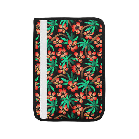 Hawaiian Themed Pattern Print Design H022 Car Seat Belt Cover