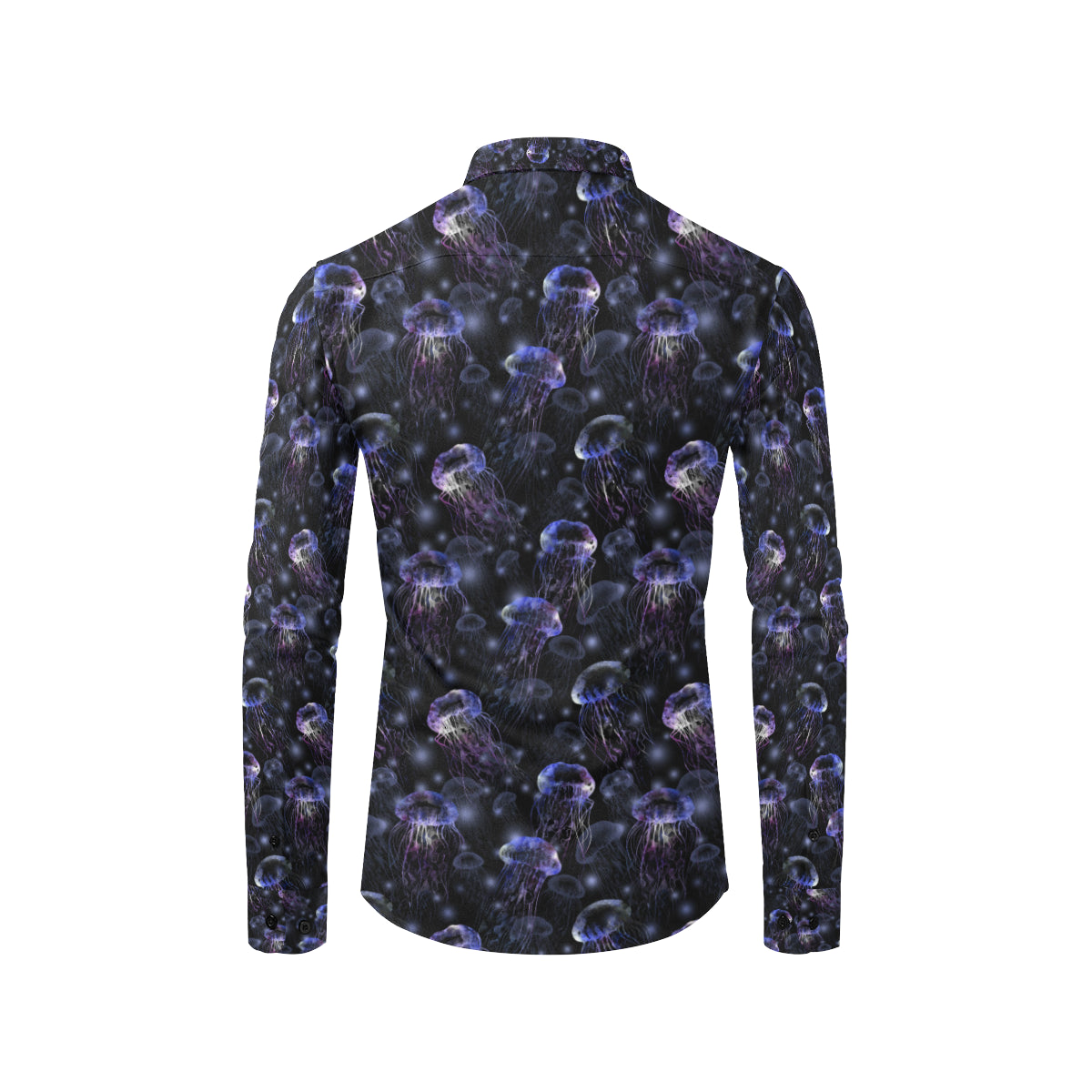 Jellyfish Themed Men's Long Sleeve Shirt