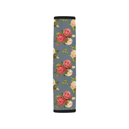 Rose Pattern Print Design RO017 Car Seat Belt Cover
