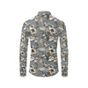 Hummingbird Pattern Print Design 02 Men's Long Sleeve Shirt