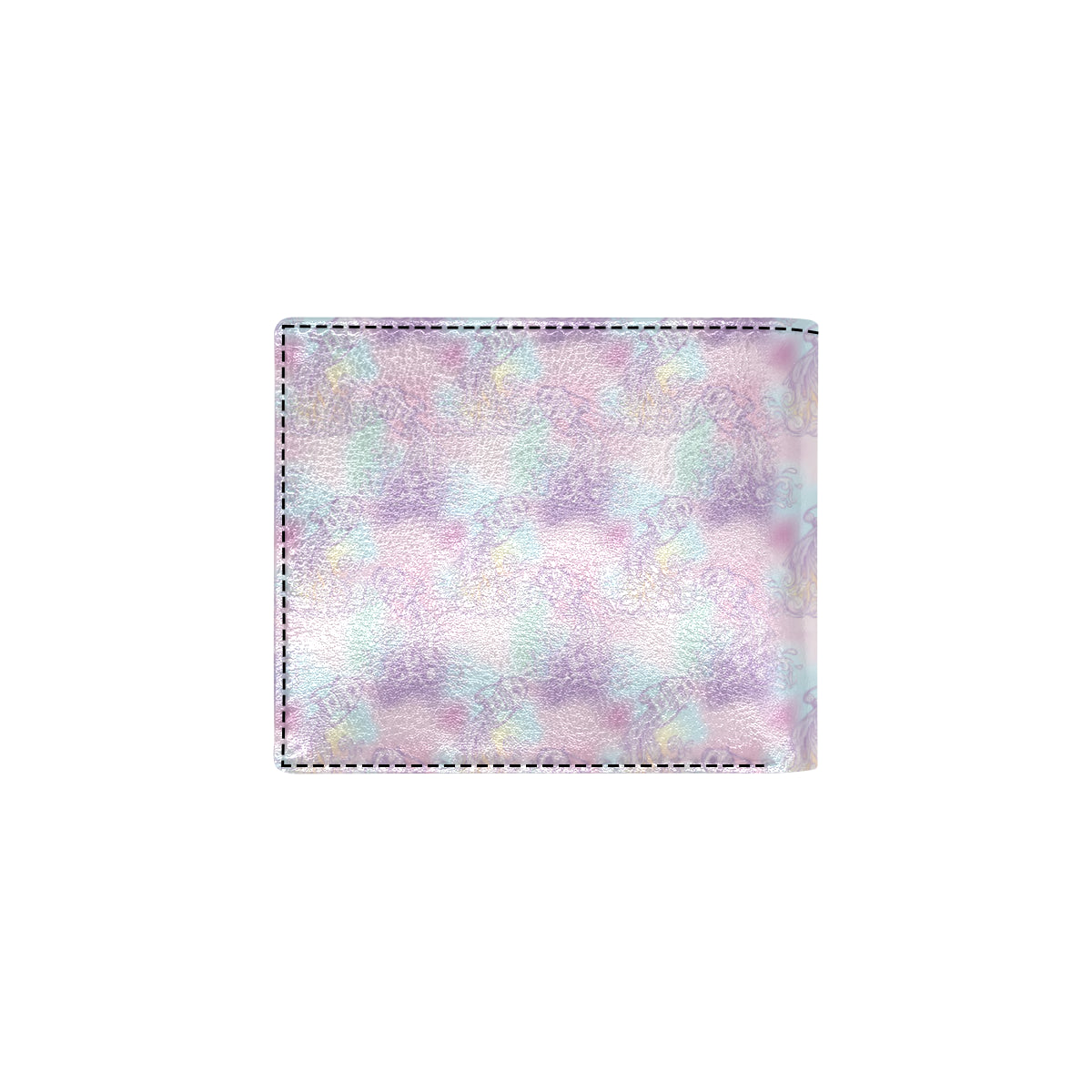 Aquarius Zodiac Pattern Print Design 01 Men's ID Card Wallet