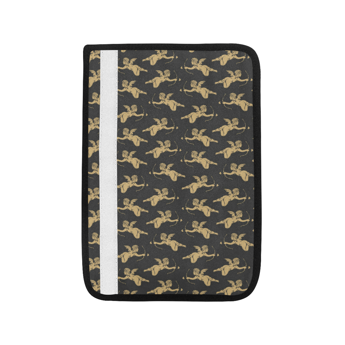 Cupid Pattern Print Design 02 Car Seat Belt Cover