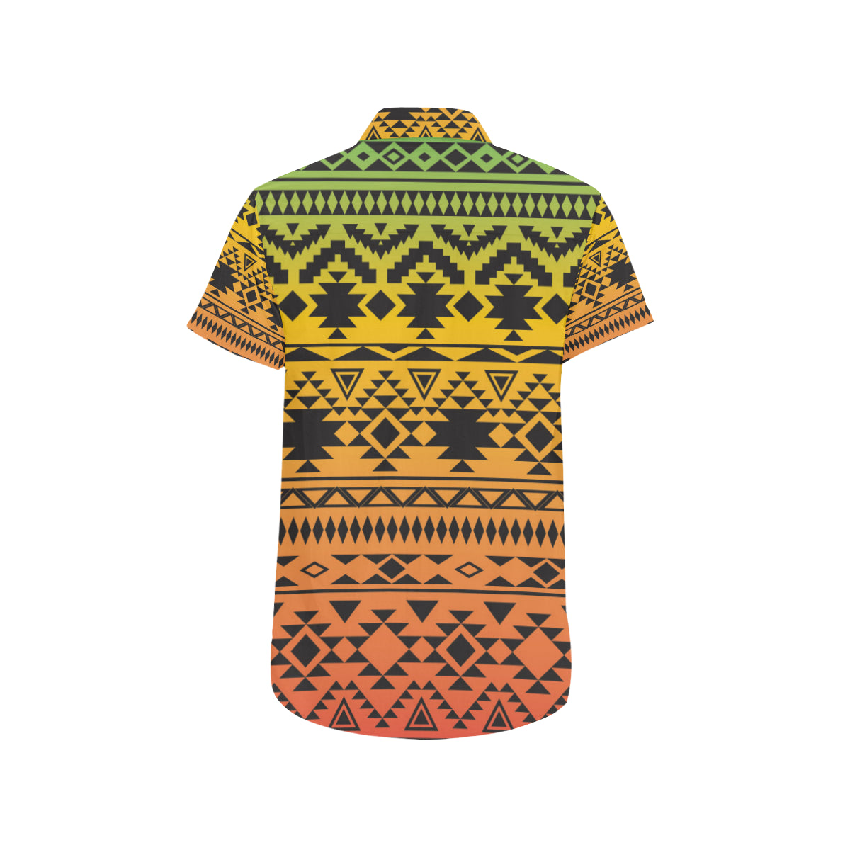 Rastafarian Pattern Print Design A04 Men's Short Sleeve Button Up Shirt
