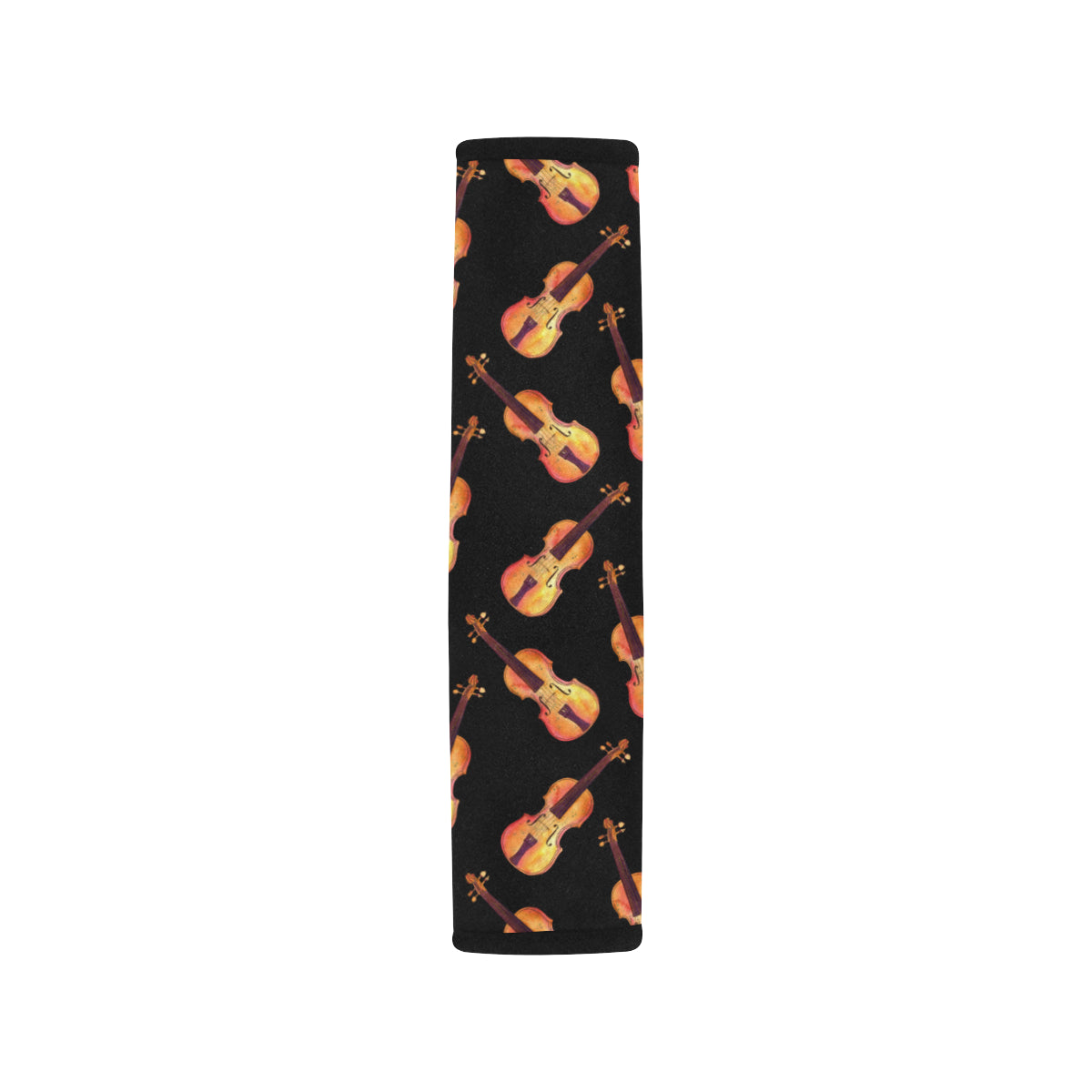 Violin Pattern Print Design 04 Car Seat Belt Cover