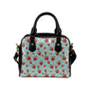 Angel Wings Heart Pattern Print Design 02 Shoulder Handbag